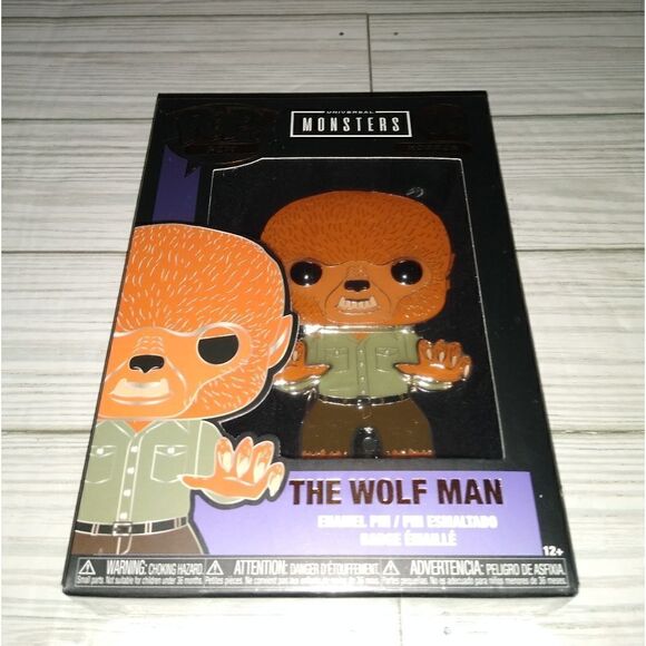 Universal Monsters The Wolf Man Funko POP! Enamel Pin Horror New #08 Classic - Picture 3 of 8
